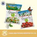 Custom printed insulated frozen food packaging aluminum plastic bags for packing fresh vegetable and fruit